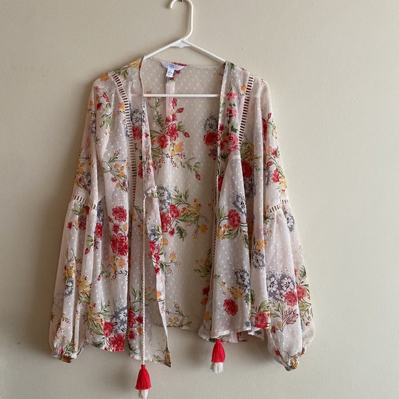 Time and Tru Floral Top Size L - Picture 12 of 12